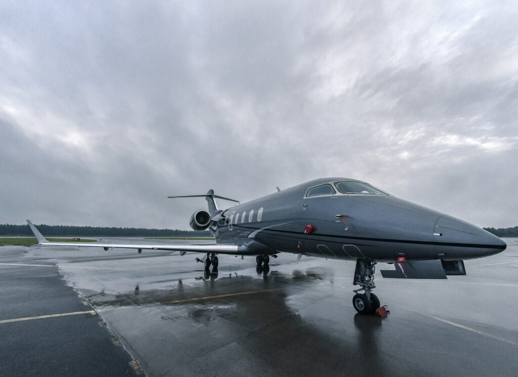 private plane of a billionaire